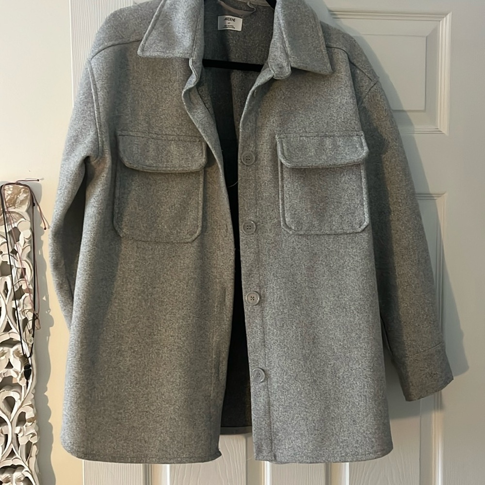 Gray coat